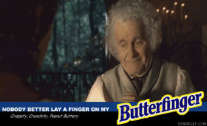movies,lotr,lord of the rings,frodo,bilbo,movies and tv,butterfinger