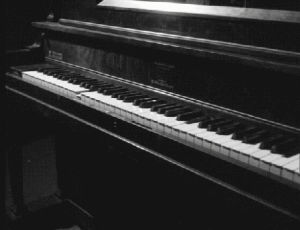 piano,black and white,player