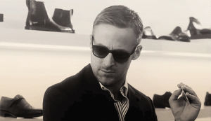 gentleman,hot,sunglasses,ryan gosling,gorgeous,suit