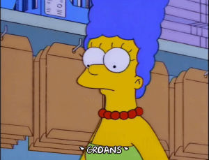 marge simpson,season 10,episode 1,mad,frustrated,10x01