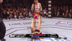 mma,getting up,woman