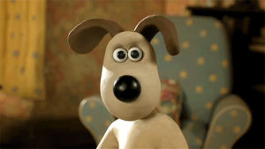 disappointed,wallace and gromit,gromit,aardman,cartoon,funny,smh,dog,disappointing