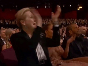 yas,jennifer lopez,yas queen,excited,yes,meryl streep,pointing,jlo,oscars 2015
