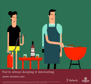 grilling,dad,fatherhood,dad jokes,fatherly,dewars,fathers day