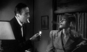 retro,smoking,nostalgia,classic film,glamour,1940s,noir,classic movies,humphrey bogart,cigarettes,lauren bacall,film noir,old movies,howard hawks,to have and have not