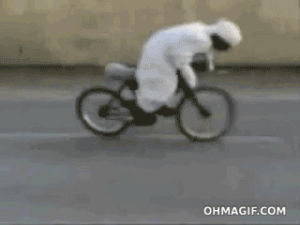 bicycle,arab,sports,funny,guy,boss,skidding
