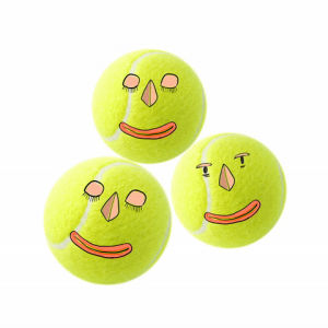 tennis,face,balls,smiley,us open,carolyn figel