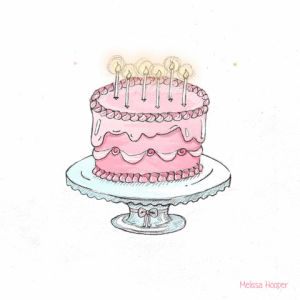 Gif Happy B Cake Gateau D Anniversaire Gif Animee Sur Gifer Par Gardarr