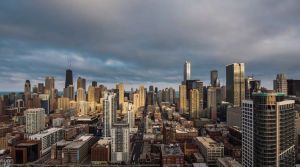 chicago,cityscape,cinemagraph