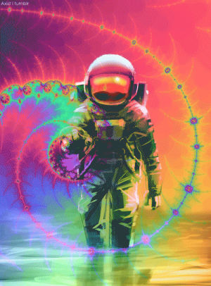 psychedelic,trippy,high,astronaut,space,colorful