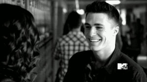 black and white,teen wolf,arrow,hot guys,green arrow,so handsome,why you so perfect,hot smile