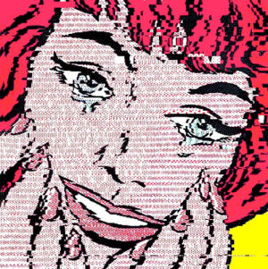 glitch,roy lichtenstein,pop art,databending,art,artists on tumblr,glitch art,pop,g1ft3d,broken,new media,contemporary,corrupt,new aesthetics,computer arts