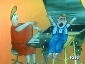 animation,vintage,crying,russia,vintage cartoons,cat concert