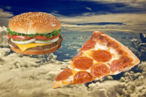 food,pizza,sky,cheese,burger,mmm,pepperoni,tomato,lettuce