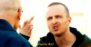 aaron paul,breaking bad,tv,angry,walter white,jesse pinkman,middle finger,jesse
