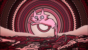 psychedelic,music,animation,cat,trippy