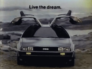 success,delorian,car,80s,dream