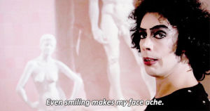 dr frank n furter,film,smiling,the rocky horror picture show