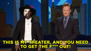 get the fuck out,conan obrien,gtfo,jb smoove
