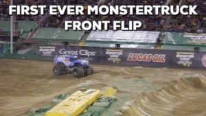 monster,flip,truck,front