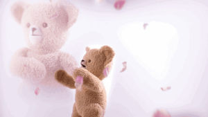 teddy bear,snuggle bear,minnie riperton,loving you,snuggle,i love you,valentine,love,music video,80s,celebrate,clouds,valentines day,sing,eighties,cuddle,dreamy,jim henson,snuggle serenades,day dream
