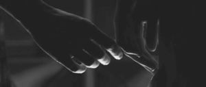 hand holding,dark,delicate,black and white,love,movies,girl and boy,tentative
