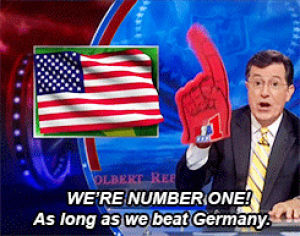 television,usa,stephen colbert,favorite,popular,germany,portugal,the colbert report,world cup,ghana