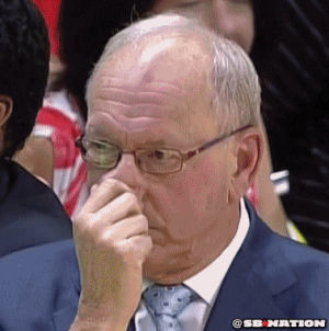 second,time,coach,jim,nose,gets,caught,syracuse,boogers,brye anne russillo,boeheim,pick