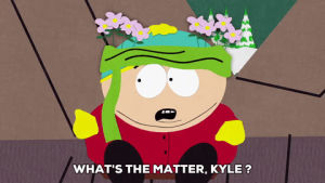 eric cartman,mad,upset,flowers
