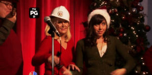 christmas,parks and recreation,parks and rec,babe,aubrey plaza,april ludgate,various tv christmas