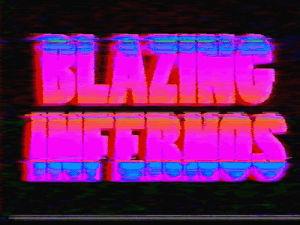 vhs,tape,80s,generation,colourful,blazing infernos