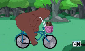 adventure time,bear,in your footsteps,this bear was so cute i had to