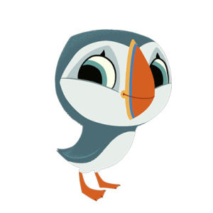 puffin,puffin rock,happy,smile,suspicious,oona,you like that