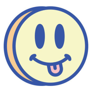 emoji,silly,transparent,tongue,bow and drape,bowanddrape,stick out