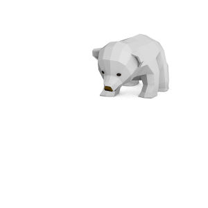 polar bear,bear,low poly,lowpoly,loop,perfect loop,rescuties,rescuties vr