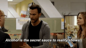 cheyenne jackson,season 6,american horror story,episode 6,ahs,reality tv,fx,sid,reality shows,alcohol is the secret sauce to reality shows