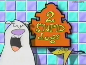 2 stupid dogs,cartoon network,90s,cartoon,cartoons,two stupid dogs