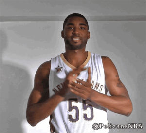 basketball,nba,clapping,clap,new orleans,new orleans pelicans,pelicansnba,etwaun moore