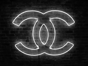 neon,neon sign,chanel neon sign,sign