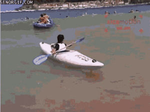 kayak,fail,kid