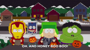 halloween,eric cartman,stan marsh,candy,trick or treat