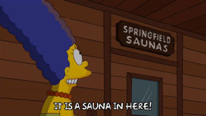 sauna,marge simpson,episode 18,excited,season 20,marge,20x18