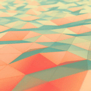 low poly,loop,3d,colorful,motion graphics,mograph,triangulation
