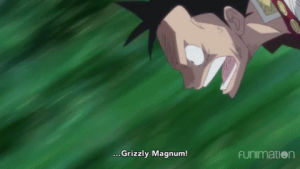 luffy,gear 3,grizzly magnum