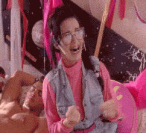 excited,yes,shocked,katy perry,awkward,glasses,happy dance,exciting,fangirling,head gear