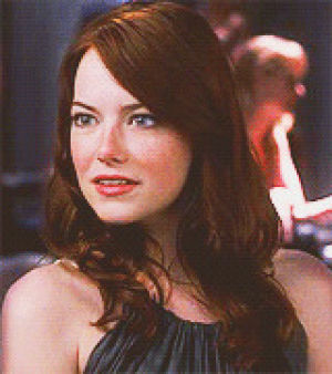 emma stone,what,confused,unimpressed,funny face,crazy stupid love