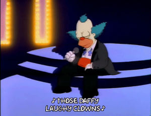 season 9,episode 11,singing,krusty the clown,sing,9x11