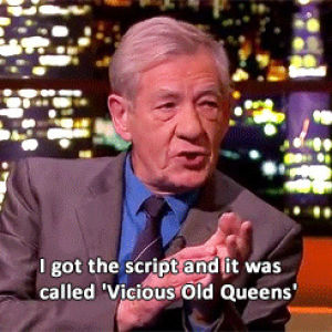 ian mckellen,sir i queue better from a distance,global treasure,king of all