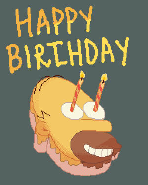 homer simpson,happy birthday,birthday