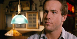 ryan reynolds,waiting,movie,funny,reaction,lol,laughing,staring,stare,gifset,monty,john francis daley,mitch,gif1